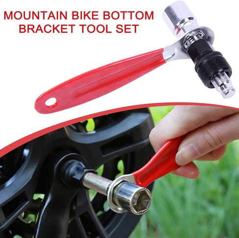 Bike Crank Puller,Universal Bike Crank Remover Bike Crank Removal Tool Bottom Bracket Removal Tool with Bike Spanner Bike Crank Extractor Bicycle Repair Tool Kit for Bike Repair & Maintenance in Kuwait