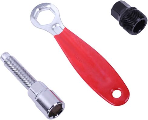 Bike Crank Puller,Universal Bike Crank Remover Bike Crank Removal Tool Bottom Bracket Removal Tool with Bike Spanner Bike Crank Extractor Bicycle Repair Tool Kit for Bike Repair & Maintenance in Kuwait