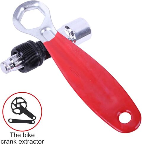 Bike Crank Puller,Universal Bike Crank Remover Bike Crank Removal Tool Bottom Bracket Removal Tool with Bike Spanner Bike Crank Extractor Bicycle Repair Tool Kit for Bike Repair & Maintenance in Kuwait