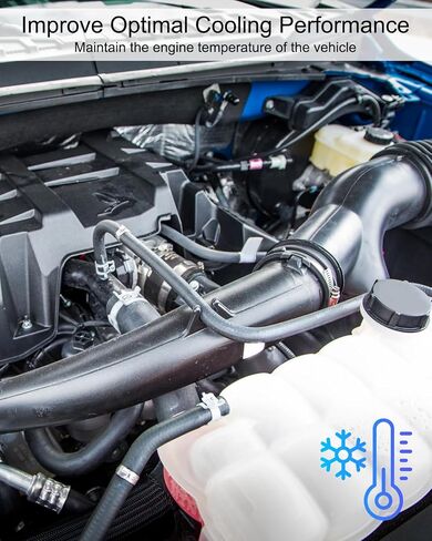 منفذ مياه متقاطع للمحرك مناسب لسيارة Jeep Dodge RAM Chrysler 3.6L V6 2011-2021 استبدل 5184653AF 5184653AD 5184653AE، أنبوب كروس محرك من سبائك الألومنيوم مع حشية in Kuwait