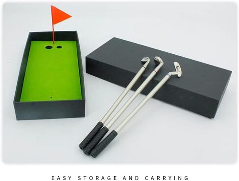 Wekje Golf Pen Gift Set Cool Office Gadgets Desk Accessories,Mini Desktop Golf Gift Golf Ball Club Pen Set for Men Office Colleagues Desk Sports Games in Saudi Arabia