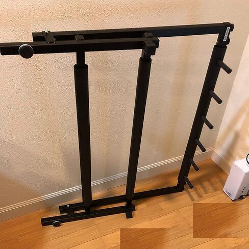Rosefinch Multi 7 Guitar Stand Rack Floor Stand - Foldable Universal Display Rack - Portable Black Guitar Holder With No Slip Rubber Padding for Acoustic, Electric, Bass Guitar Bag Case（7 Spaces） in Saudi Arabia