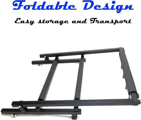 Rosefinch Multi 7 Guitar Stand Rack Floor Stand - Foldable Universal Display Rack - Portable Black Guitar Holder With No Slip Rubber Padding for Acoustic, Electric, Bass Guitar Bag Case（7 Spaces） in Saudi Arabia