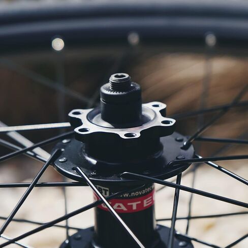 CyclingDeal - Compatible with Shinmano 9/10/11 Speed - 6 Bolts Disc Brake System - Bicycle Bike Wheelset - Novatec Hubs with QRs F100mm/R135mm - WTB ThickSlick Tyres 26" in Kuwait