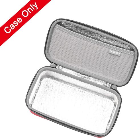 RLSOCO Carrying Case for Asthma Inhaler for Kids and Adults,Inhaler Spacer Travel Case for Device,Mask and Other Accessories - Black (Case Only) in Saudi Arabia