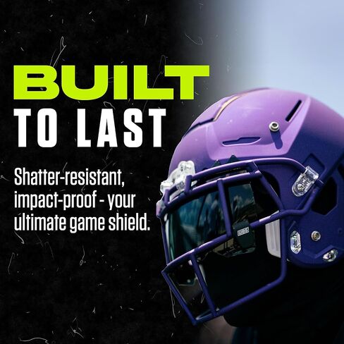 Football Visor 3.0, Fits Adult & Youth Football Helmets in Saudi Arabia