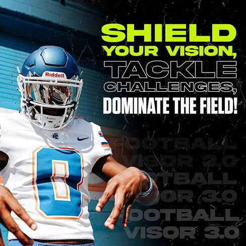 Football Visor 3.0, Fits Adult & Youth Football Helmets in Saudi Arabia