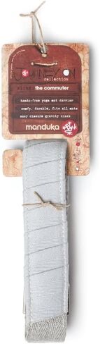 Manduka Yoga Commuter Mat Carrier - Eco-Friendly Cotton, Easy to Carry, Hands-Free, For All Mat Sizes, 68" x 1.5" in Saudi Arabia