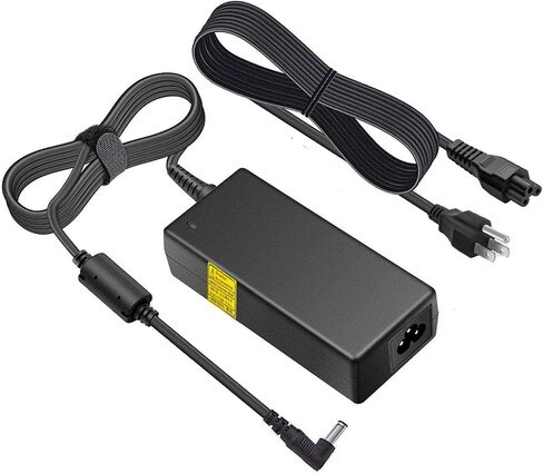 for LG 19V LED LCD Monitor Widescreen HDTV Power Cord Replacement Charger Adapter for 19" 20" 22" 23" 24" 27" Power Supply, 19V, AC, DC, 8.5Ft. in Saudi Arabia