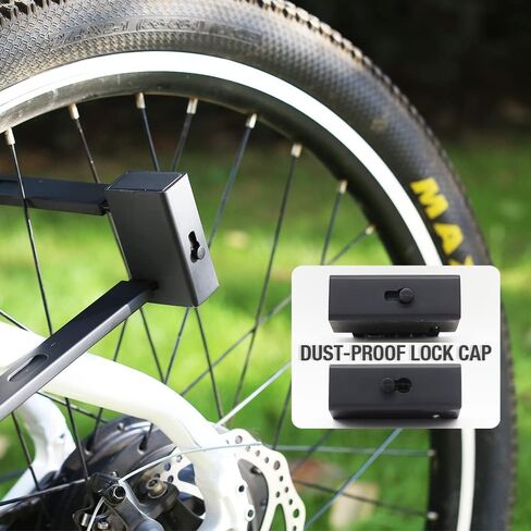 ZiiLock M - Compact Heavy-Duty Anti-Theft Folding Bike Lock with 3 Keys, Black, Gray, Red in Kuwait