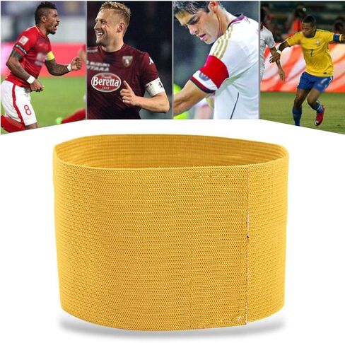 Captain Armband, Nylon Team Sports Band Soccer Armbands Adjustable Football Basketball Player Bands for Adult Youth(Blue) in Kuwait