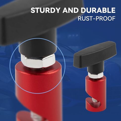 ARANA Car Hood Prop Rod, Struts Holder Hood Prop Tool, Hood Stay Stopper Lift Support Clamp Pack of 2, Black in Saudi Arabia
