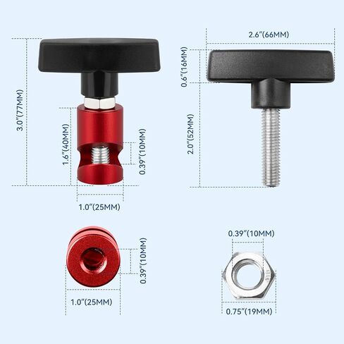 ARANA Car Hood Prop Rod, Struts Holder Hood Prop Tool, Hood Stay Stopper Lift Support Clamp Pack of 2, Black in Saudi Arabia