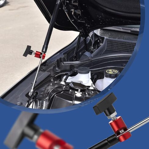 ARANA Car Hood Prop Rod, Struts Holder Hood Prop Tool, Hood Stay Stopper Lift Support Clamp Pack of 2, Black in Saudi Arabia