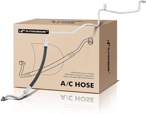 A-Premium A/C Liquid Line Hose Assembly Compatible with Chevrolet Silverado 1500 2014-2018, Cheyenne 2014, GMC Sierra 1500 2014-2018, Condenser to Evap, Without Orifice Tube in Saudi Arabia