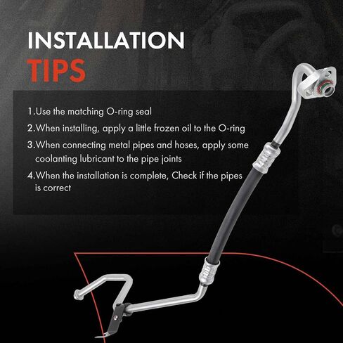 A-Premium A/C Liquid Line Hose Assembly Compatible with Ford Escape 2008-2012, Mercury Mariner 2008-2009, Condenser to Evap, Without Orifice Tube in Saudi Arabia
