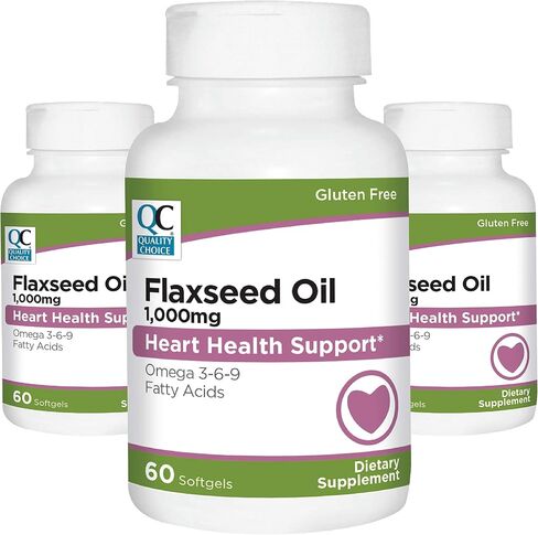 Quality Choice Flaxseed Oil 1,000 mg Softgels in Saudi Arabia