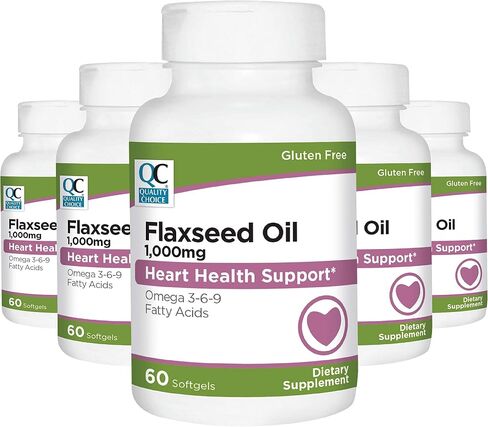 Quality Choice Flaxseed Oil 1,000 mg Softgels in Saudi Arabia