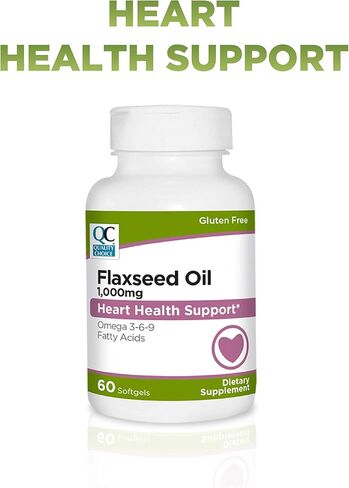 Quality Choice Flaxseed Oil 1,000 mg Softgels in Saudi Arabia