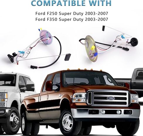 FL0266 Fuel Level Sending Unit, Fuel Pump Sender Kit Compatible with Ford F250 F350 Super Duty 2003 2004 2005 2006 2007 Replace 3C3Z-9275-BA 3C3Z-9275-BB 6C3Z-9275-VA in Saudi Arabia