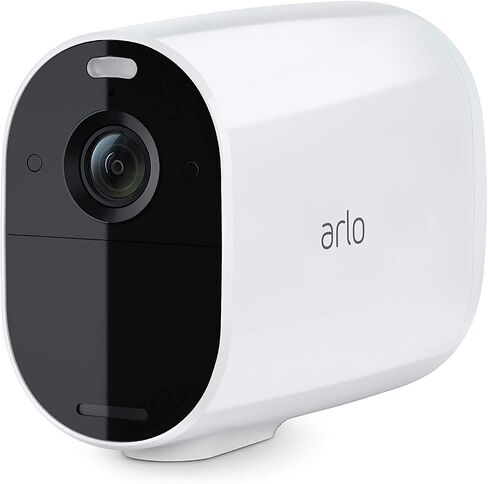 Arlo Essential XL Spotlight Camera | Wire-Free, 1080p Video | Color Night Vision 1 Year Battery Life, Motion Activated, Direct to Wi-Fi White (Renewed) in Saudi Arabia