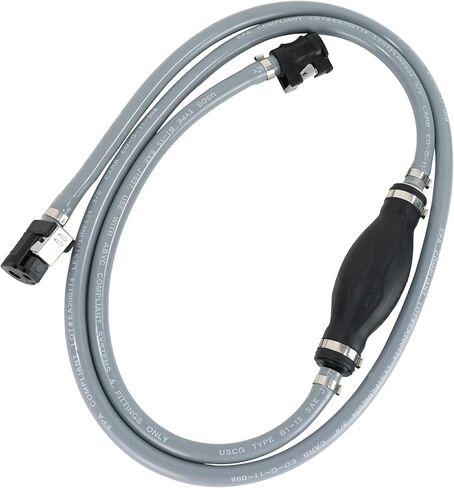 Five Oceans 3/8-Inch Marine Outboard Motor Fuel Line for Yamaha Mercury, Leakproof, 6-foot Long, Reinforced EPA/CARB, Replaces Part 22-13563Q7, 22-13563A7, 22-13563A6, 22-13563T7 - FO4285 in Kuwait