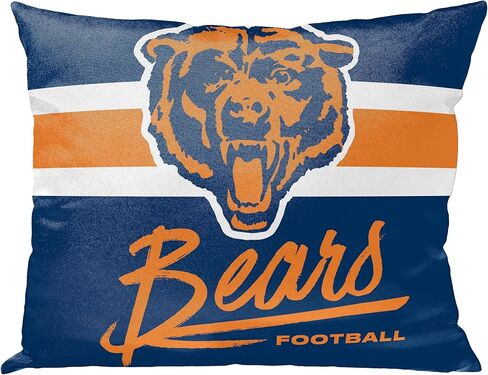 Northwest Official NFL Chicago Bears Nostalgic Proud Decorative Pillow, Team Colors, 15" x 12" in Saudi Arabia