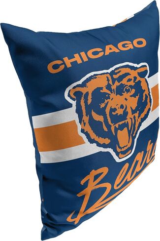 Northwest Official NFL Chicago Bears Nostalgic Proud Decorative Pillow, Team Colors, 15" x 12" in Saudi Arabia