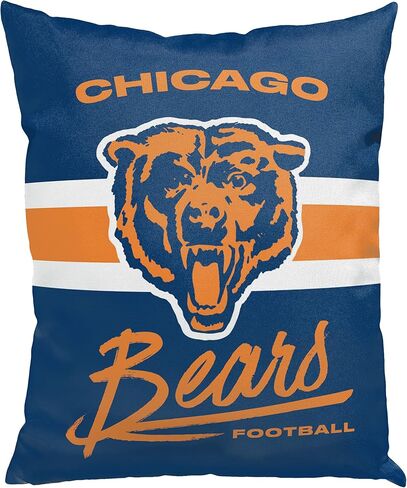 Northwest Official NFL Chicago Bears Nostalgic Proud Decorative Pillow, Team Colors, 15" x 12" in Saudi Arabia