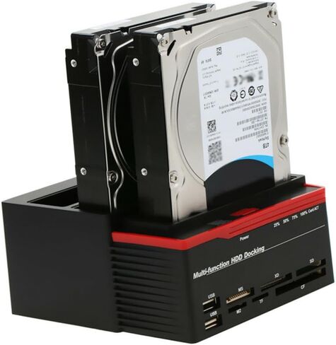 HDD Dock 3 HDD Dock Hard Disk Base 3 Disk Hard Disk Base Three Position Hard Disk Base Hard Disk Black Card Reader Usb3.0 Hard Disk Base Hard Disk Base in Saudi Arabia