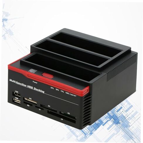 HDD Dock 3 HDD Dock Hard Disk Base 3 Disk Hard Disk Base Three Position Hard Disk Base Hard Disk Black Card Reader Usb3.0 Hard Disk Base Hard Disk Base in Saudi Arabia