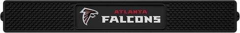 FANMATS - 13978 NFL Atlanta Falcons Vinyl Drink Mat, Black, 3.25"x24" in Saudi Arabia