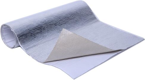 HiwowSport Aluminized Heat Shield Thermal Barrier Adhesive Backed Heat Sleeve (10'' X 24'') in Saudi Arabia
