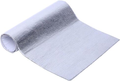 HiwowSport Aluminized Heat Shield Thermal Barrier Adhesive Backed Heat Sleeve (10'' X 24'') in Saudi Arabia