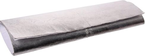 HiwowSport Aluminized Heat Shield Thermal Barrier Adhesive Backed Heat Sleeve (10'' X 24'') in Saudi Arabia