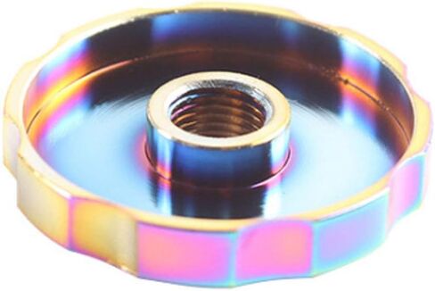 CNC Aluminum Alloy Cycling Mountain Bike Air Gas Fork Value Cover MTB Front Fork Cap Protector Replacement Part Accessory ((Colorful)) in Saudi Arabia