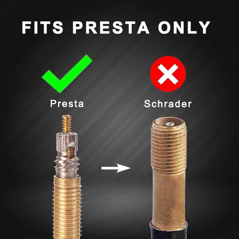 محول صمام بريستا من النحاس مع أغطية قيمة - محول بريستا إلى شريدر - من فرنسا/المملكة المتحدة إلى الولايات المتحدة - منفاخ إطارات الدراجة، أدوات ضاغط هواء للدراجة لتضخيم الإطارات باستخدام مضخة قياسية أو ضاغط هواء in Kuwait