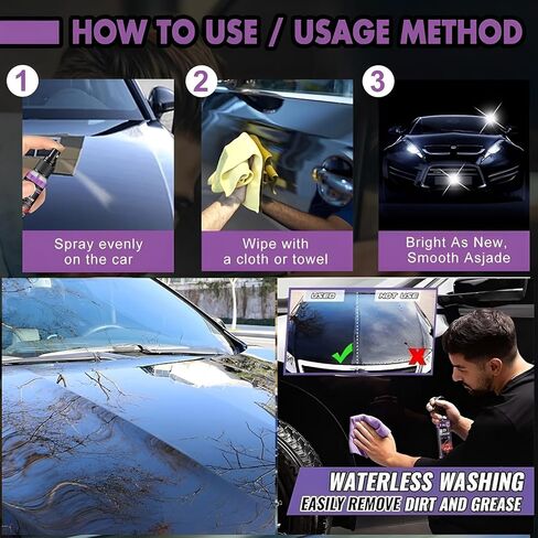 بخاخ طلاء السيارة من Newbeeoo، بخاخ حماية عالية 3 في 1، بخاخ طلاء السيارة سريع الحماية 3 في 1، بخاخ طلاء السيارة عالي الحماية 3 في 1 (3 قطع × 100 مل + 3 إسفنجة + 3 منشفة) in Kuwait