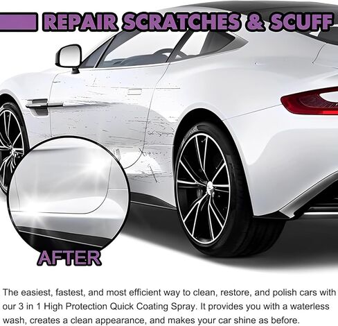 بخاخ طلاء السيارة من Newbeeoo، بخاخ حماية عالية 3 في 1، بخاخ طلاء السيارة سريع الحماية 3 في 1، بخاخ طلاء السيارة عالي الحماية 3 في 1 (3 قطع × 100 مل + 3 إسفنجة + 3 منشفة) in Kuwait