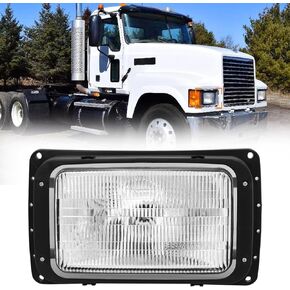 Headlight fit for Mack CH613 CH600 Truck RD400&600 Truck DOT/SAE Approved Left Driver Side