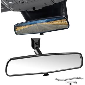 Rear View Mirror,10.5" Universal Rearview Mirror Thickened Anti-glare HD, Compatible with Toyota Honda Civic Accord Nissan Chevrolet Ford F150 Focus Jeep Subaru Hyundai Kia Mazda Buick and More in Saudi Arabia