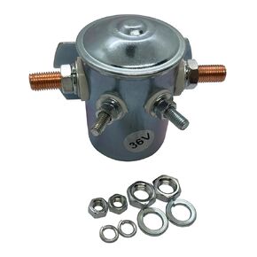 36 Volt 4 Terminal Heavy-Duty 70 Series Solenoid Relay for EZGO TXT Marathon Electric Golf Cart Replace 11761G1 27855G01 27855G02 31680G1 3016 70-120224 Cole Hersee 24080