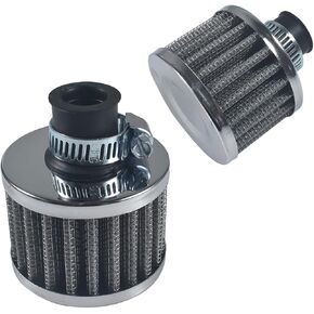 QZmotorsu 2PCS 12mm Air Filter Turbo Vent Breather For GX160 GX200 168F 5.5/6.5HP Engine 212cc Go Kart, red in Saudi Arabia