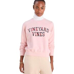 vineyard vines Women's Graphic Terry Crewneck Sweatshirt