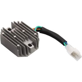 Voltage Regulator Rectifier Fits For Grasshopper 185530 718D 721D 721G, John Deere Tractor 650 750 M802471, Kubota Denki RS5101 RS5155 PR201-53710 15531-64601, Yanmar 186D, Cub Cadet Mower