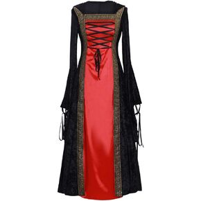 CosplayDiy Women's Medieval Renaissance Retro Gown Cosplay Costume Dress