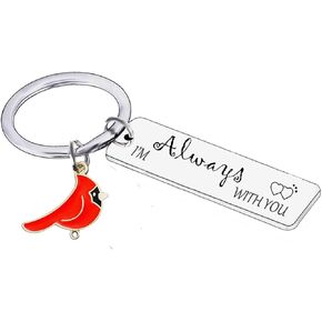 Cardinal Gifts Cardinal Keychain Bereavement Gifts for Loss Of Father Mother Daughter Son Memorial Gift Bereavement Condolences Gift for Loss Sympathy Gifts