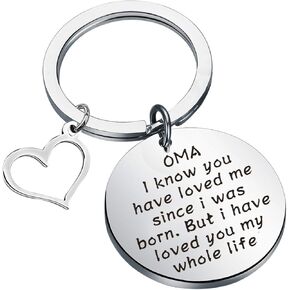 TIIMG Grandmother Gifts Gifts for Grandma Grandmother Keychain Gifts from Grandson