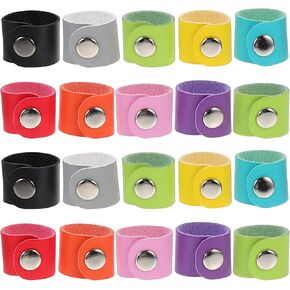 20pcs Leather Buckle Scarf Buckle Women Scarf Buckles Leather Scarf Clips Simple Scarves Buckle Lady Scarves Buckle Elegant Scarf Buckles Silk Scarf Fastener Women Scarf Ring