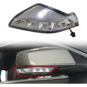 XQSMWF الجانب الأيمن للراكب LED مرآة الرؤية الخلفية بدوره إشارة الضوء متوافق مع Buick Lacrosse 2009 2010 2011 2012 2013 2014 2015 # 20760212 Q0EWOTCZNA in Kuwait